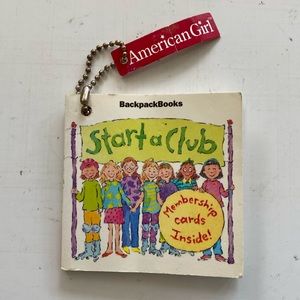 1999 American Girl “Start a Club” Backpack Books  Mini Booklet